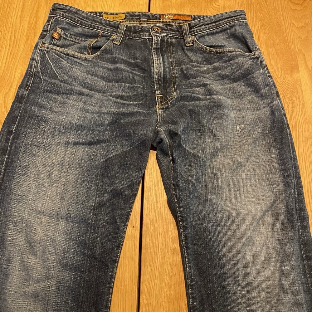 AG Adriano Goldschmied The Hero Relaxed Fit Jeans, Men's 35